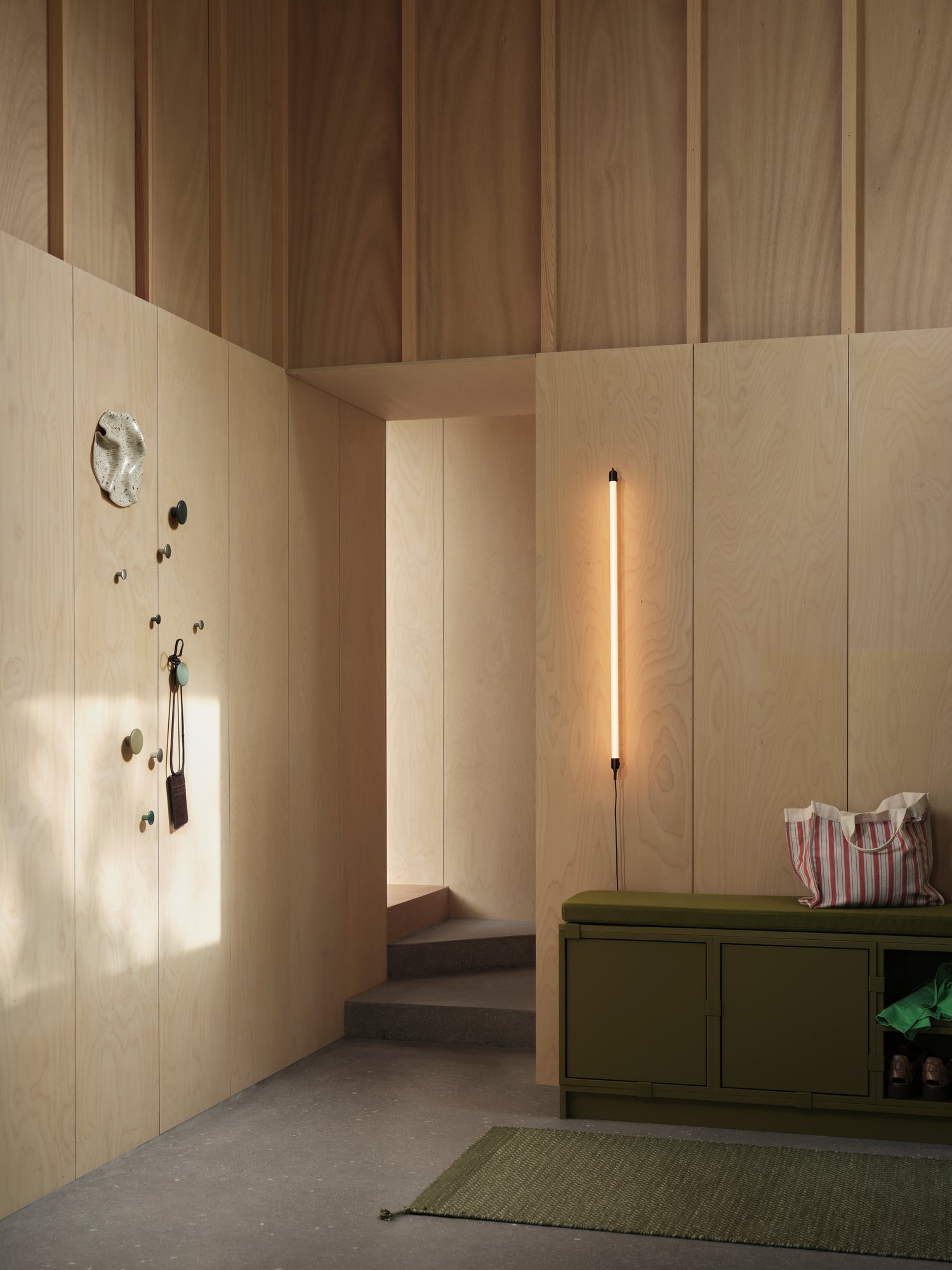 Sistem de depozitare Stacked - Configuratia 1 - Brown Green