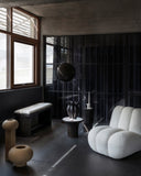 Trumpet Table, Low - Calacatta