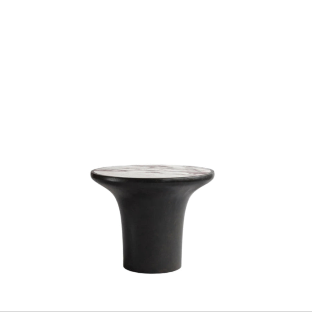 Trumpet Table, Low - Calacatta