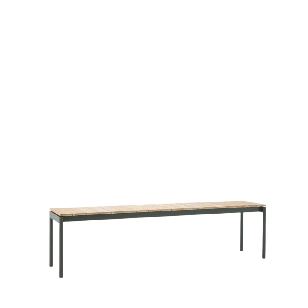 Ville Outdoor Bench AV28 - Bronze Green