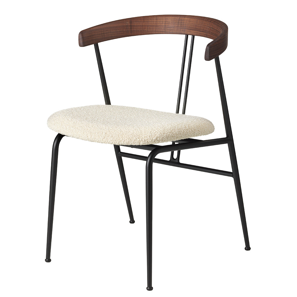 Violin Dining Chair Seat Upholstered