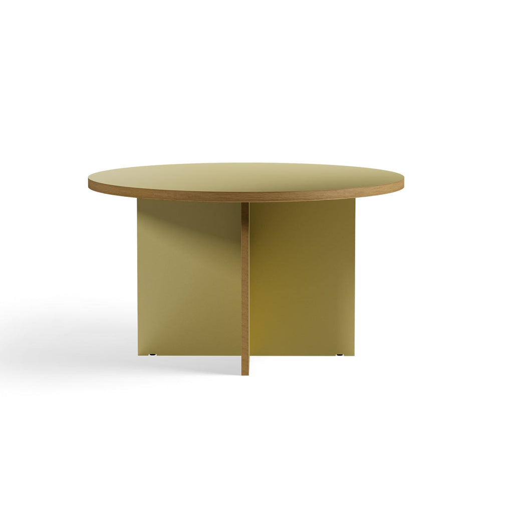 Round Dining table - Olive green