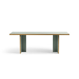 Rectangular Dining Table - Pale green