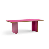 Rectangular Dining Table - Raspberry