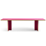 Rectangular Dining Table - Raspberry