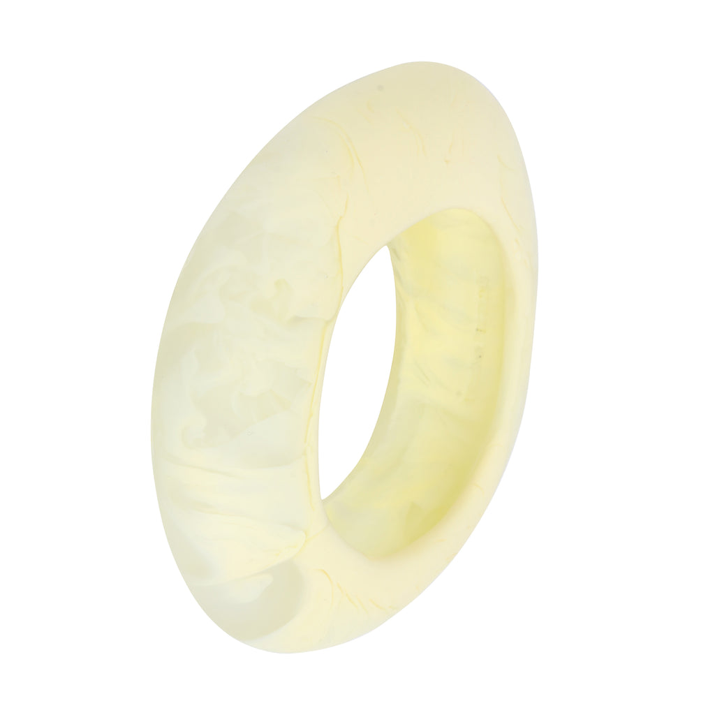 Medium Rock Bangle - Lemon