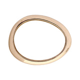 Rock Wishbone Bangle - Brass