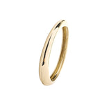 Rock Wishbone Bangle - Brass