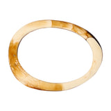 Rock Wishbone Bangle - Light Horn