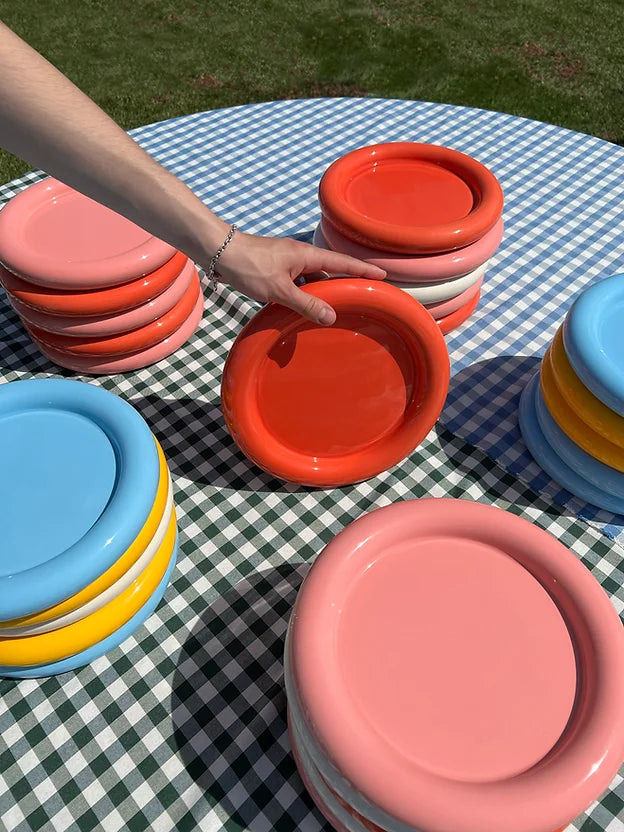 Chunky Plate - Red