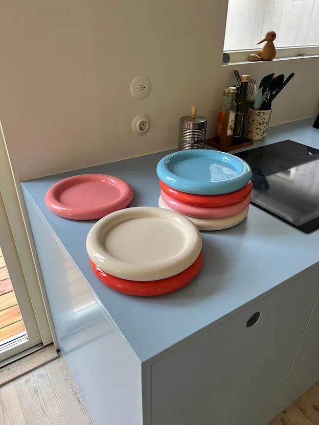 Chunky Plate - Red