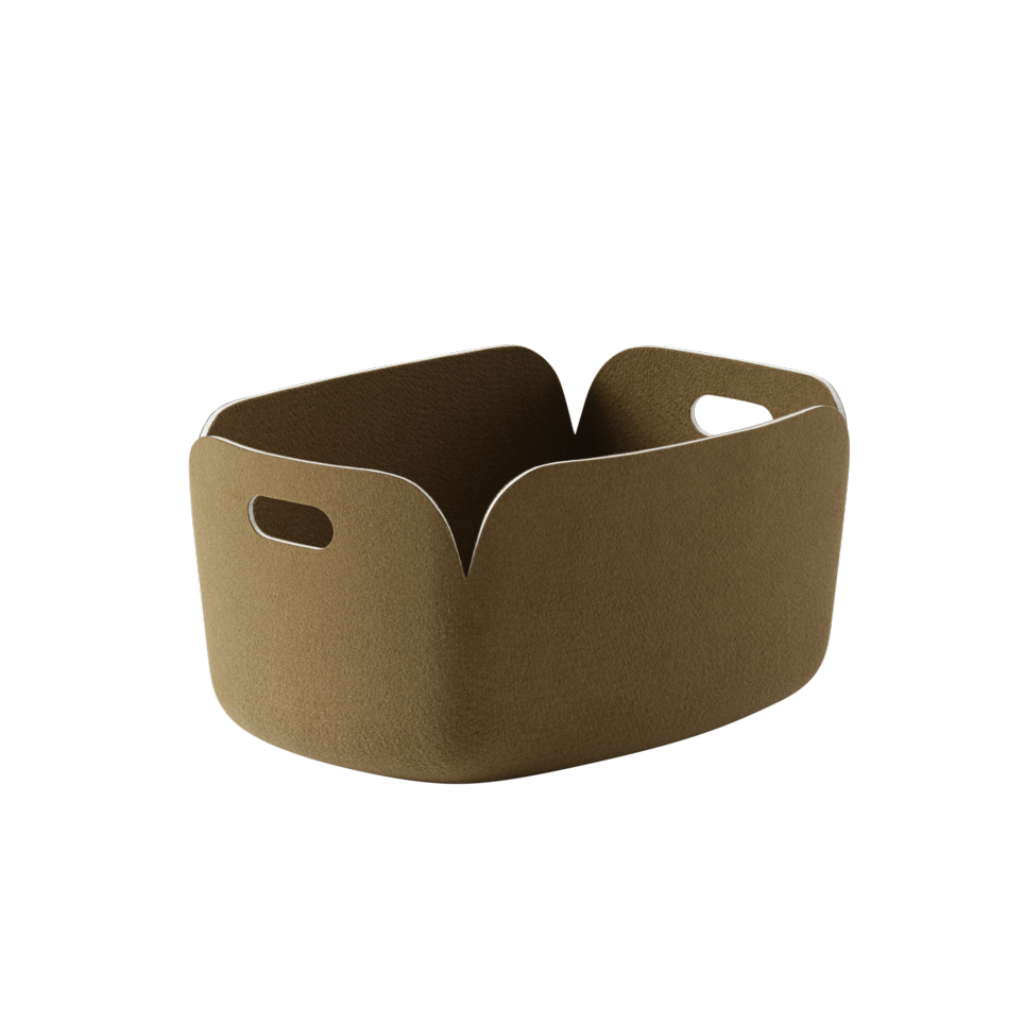 Restore Basket - Brown Green