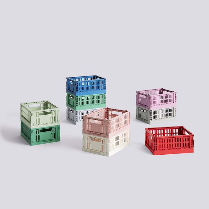 Colour Crate Mini-Set of 2 - Light yellow