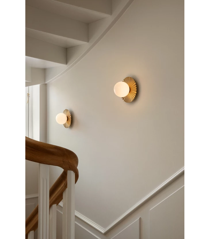 Aplica / Plafoniera Liila Muuse Small IP44, nordic gold / opal