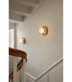 Wall / Ceiling Lamp Liila Muuse Small IP44, nordic gold / opal