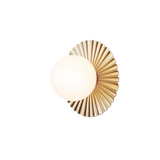 Wall / Ceiling Lamp Liila Muuse Small IP44, nordic gold / opal