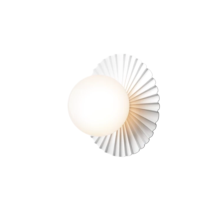 Wall / Ceiling Lamp Liila Muuse Small IP44, white / opal
