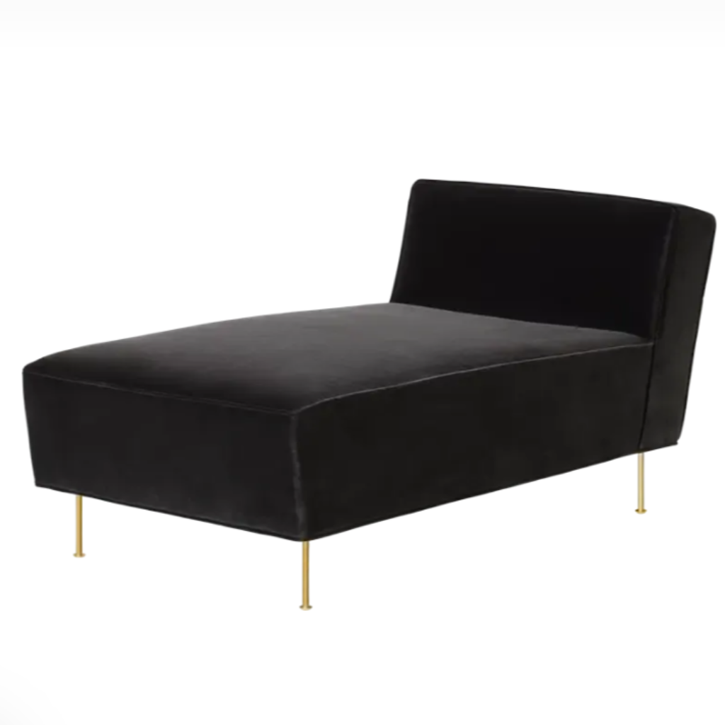 Modern Line Chaise Longue - Fully Upholstered