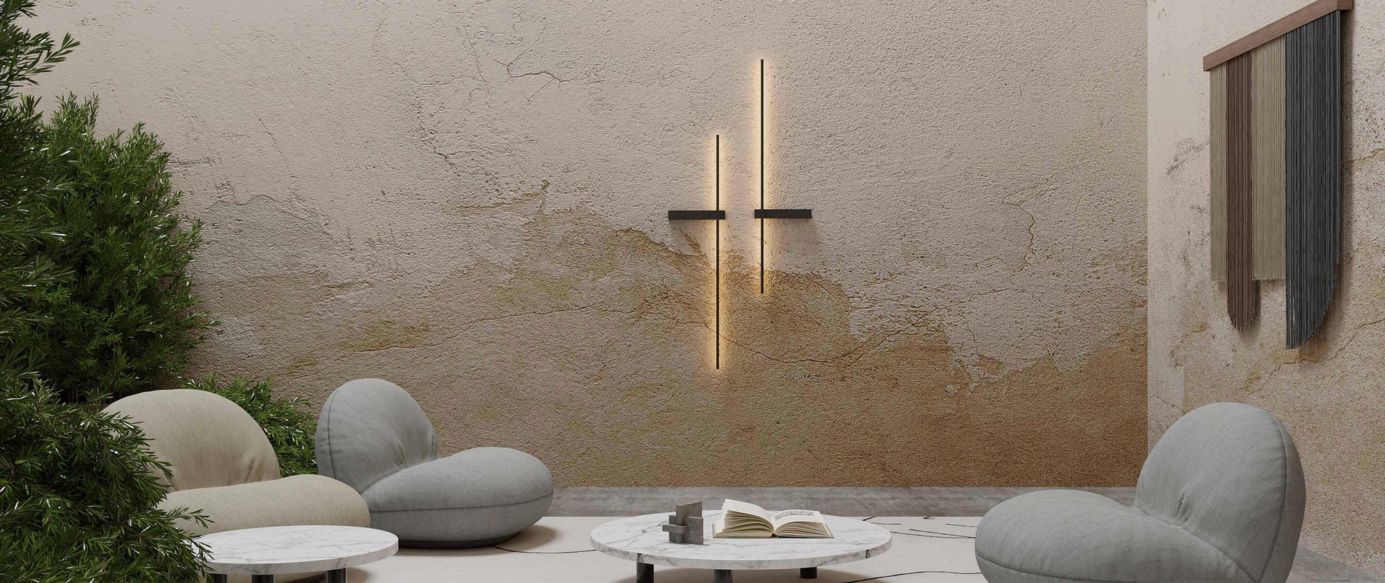 Rut Wall Lamp - Matte White
