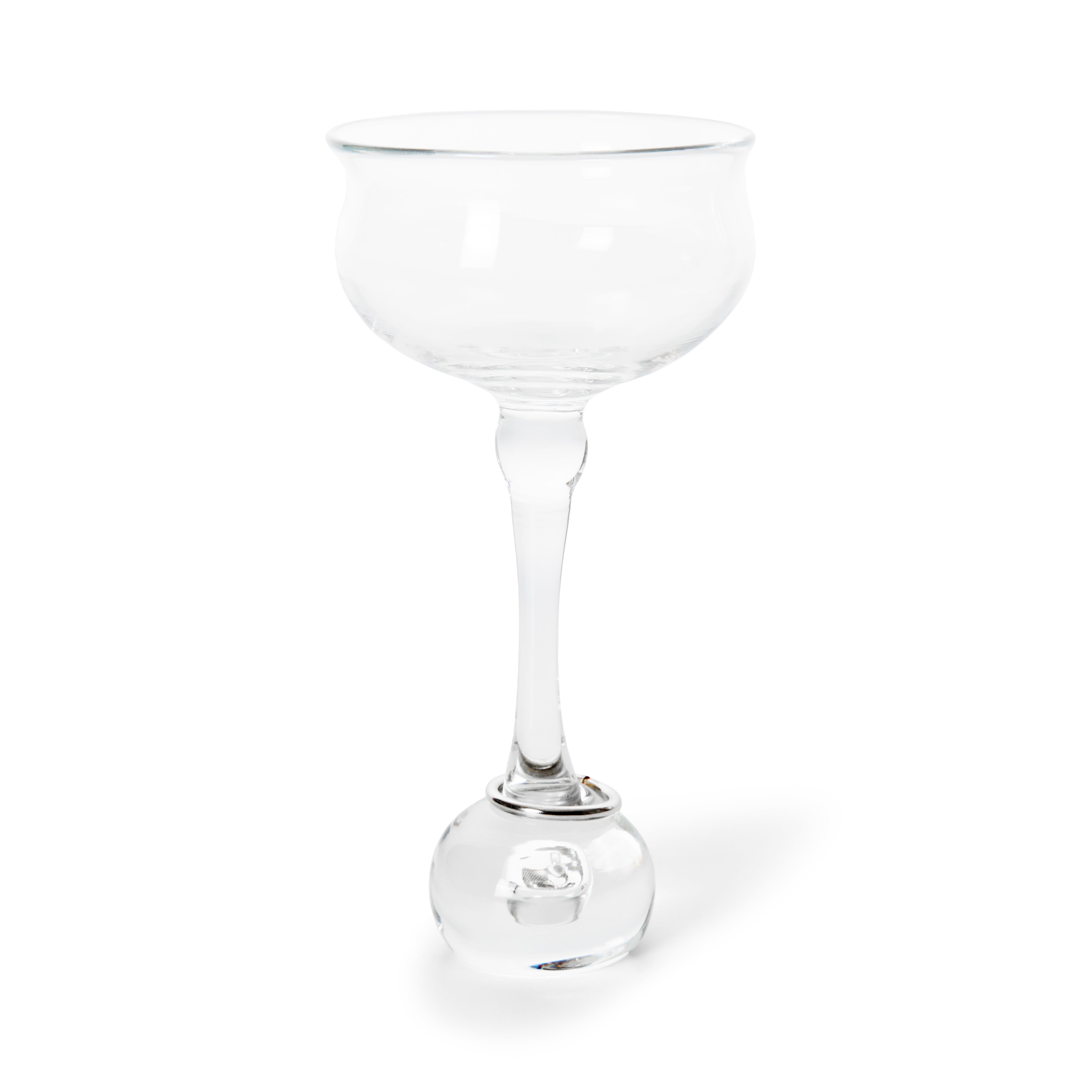EDEN Tall glass with ring - set of 2