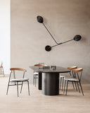 Violin Dining Chair Seat Upholstered