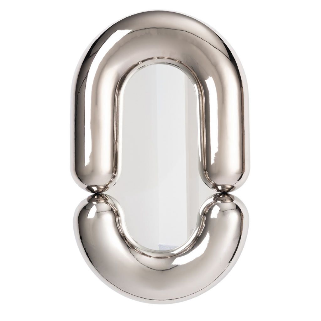 Zodiac Mirror Medium - Platinum