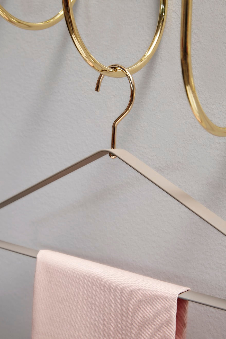 Set de 2 umerașe Vestis taupe / gold