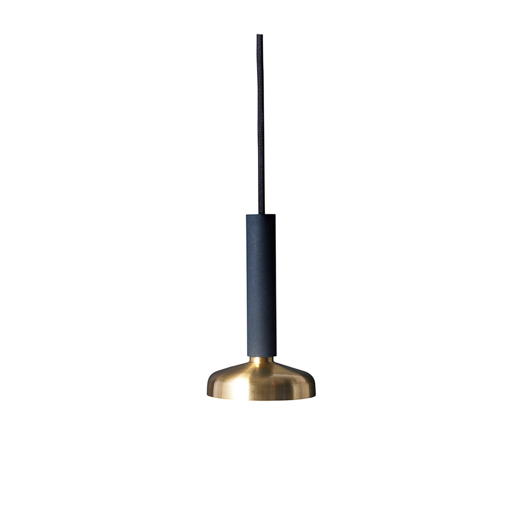 Blend Pendant - Black/Brass (LED)