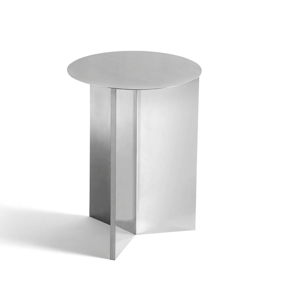 High Slit Side Table - Mirror