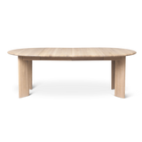 Bevel Table Extendable - White Oiled Oak