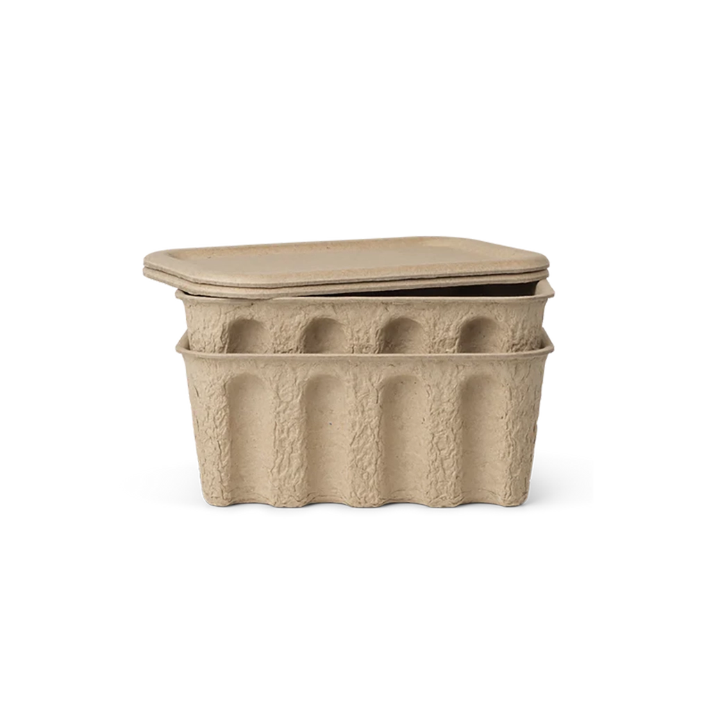 Paper Pulp Box Small - Set of 2
