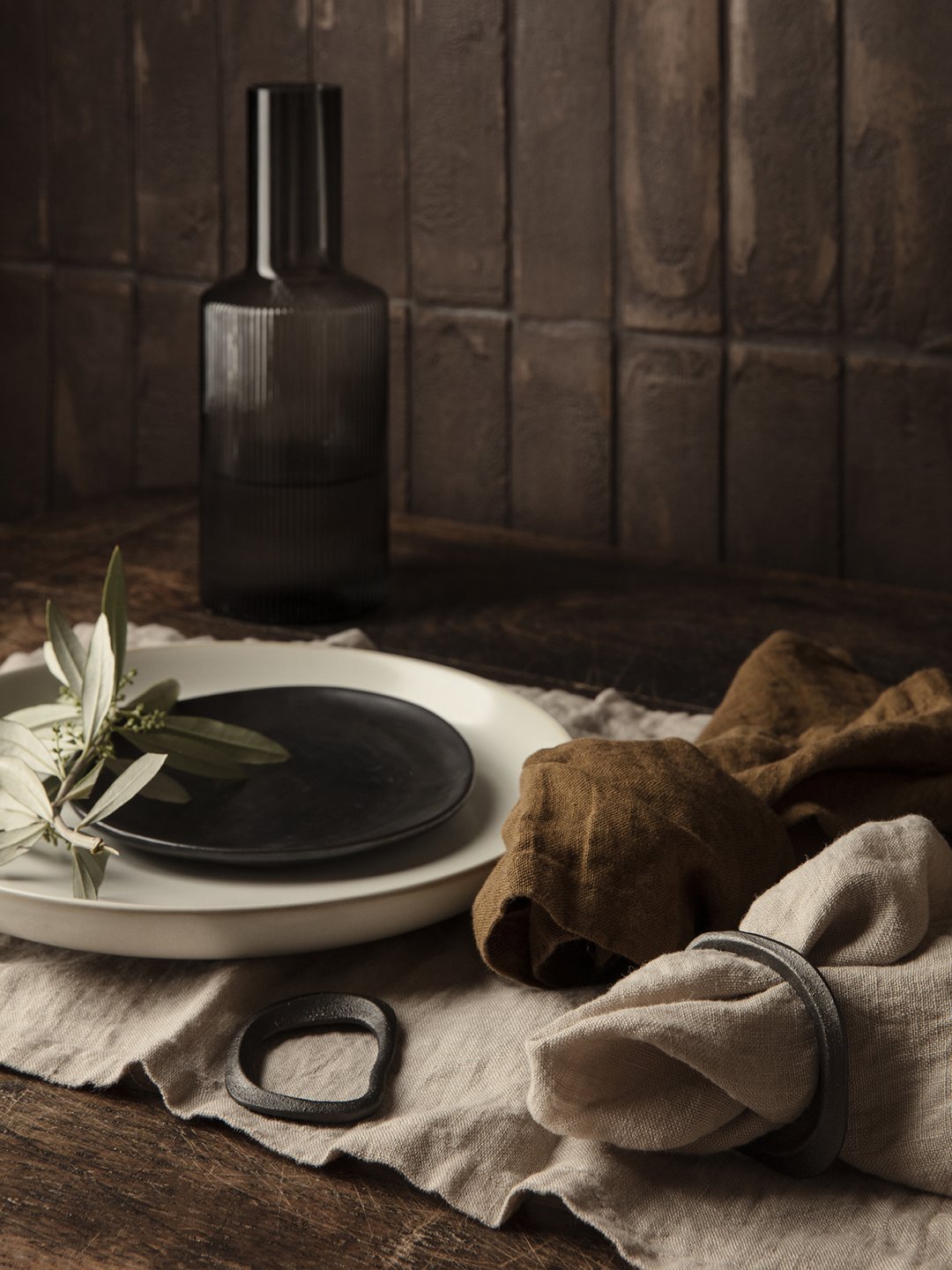 Set de 2 Șervețele Linen - Natural