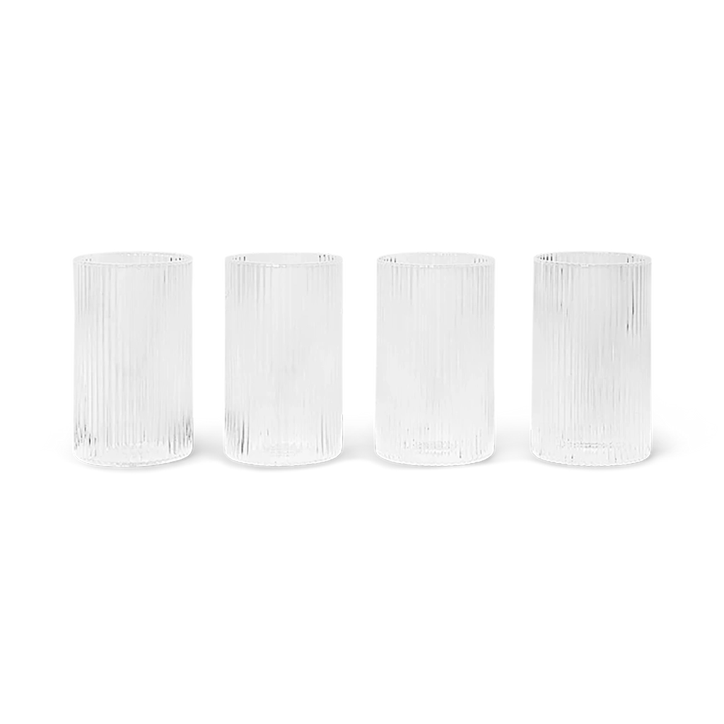 Ripple Verrines - Set of 4 - Clear