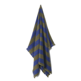 Alee Beach Towel - Olive/Bright Blue