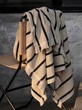 Alee Beach Towel- Sand/Black