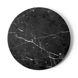 Androgyne Side Table Top - Nero Marquina marble