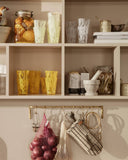 Kitchen Rod incl. 6 hooks - Brass