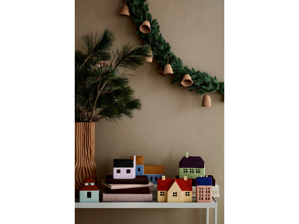 Ornament House Bo Ceramic - Pigeon Blue / Harvest Gold
