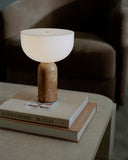 Kizu Portable Table Lamp - Breccia Pernice Marble
