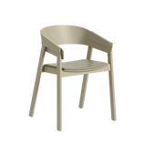 Cover Armchair - Refine leather Stone, Dark beige