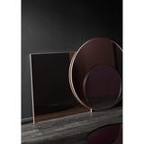 Circum Mirror Clear Taupe