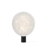 Tense Portable Table Lamp - Black Base w. White Tyvek