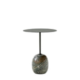 Lato Side Table LN8 Round - Deep Green & Verde Alpi Marble