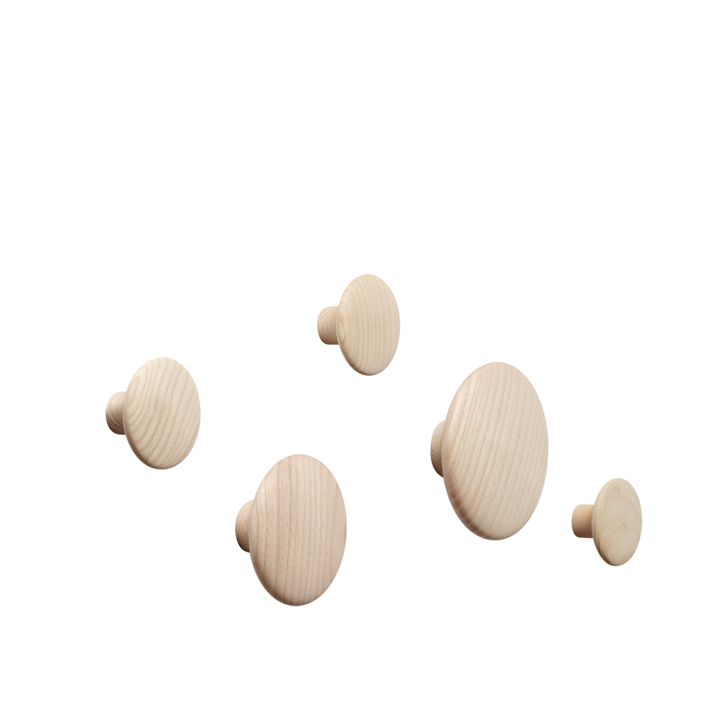 Dots Wood Set of 5 - Oak