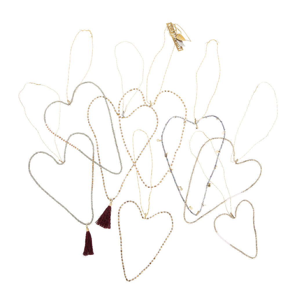 Ornament Inimi - Set de 8