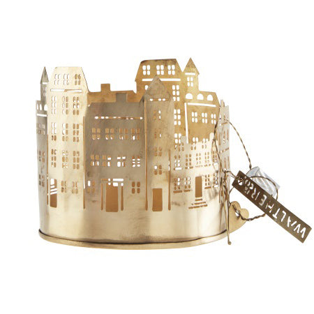 Copenhagen Houses Large - Brass