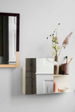 Wall Shelf W/Mirror Svante - Iron Rainy Day