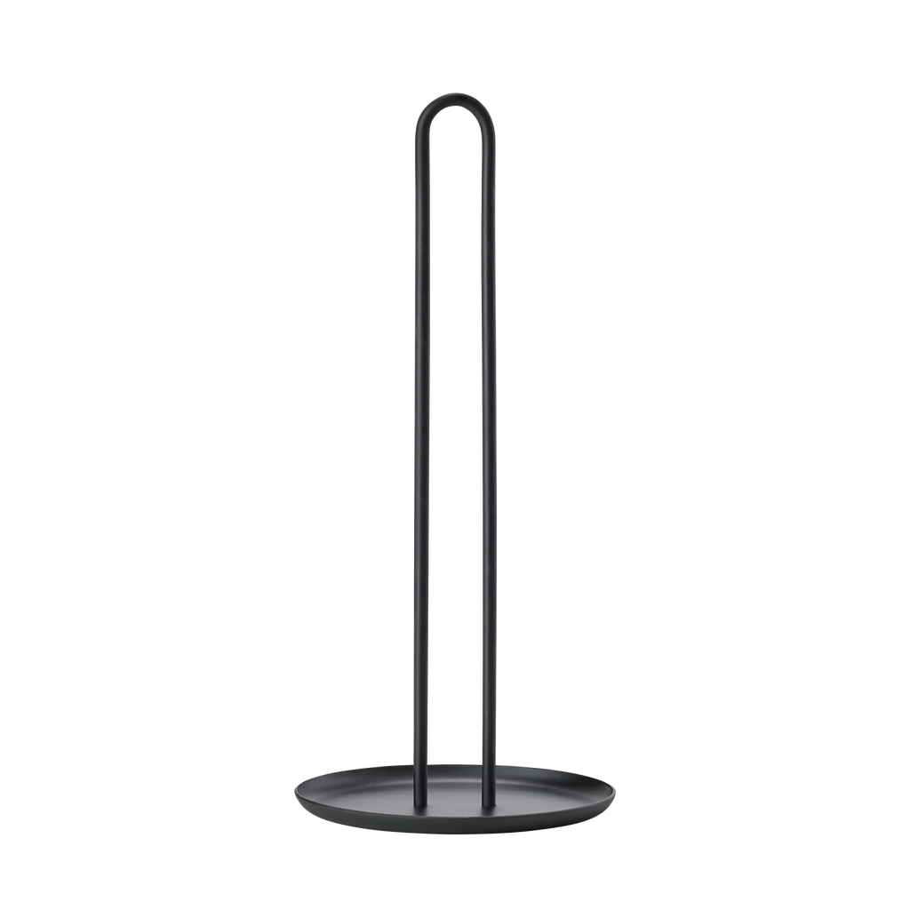 Singles Kitchen Roll Holder - Black