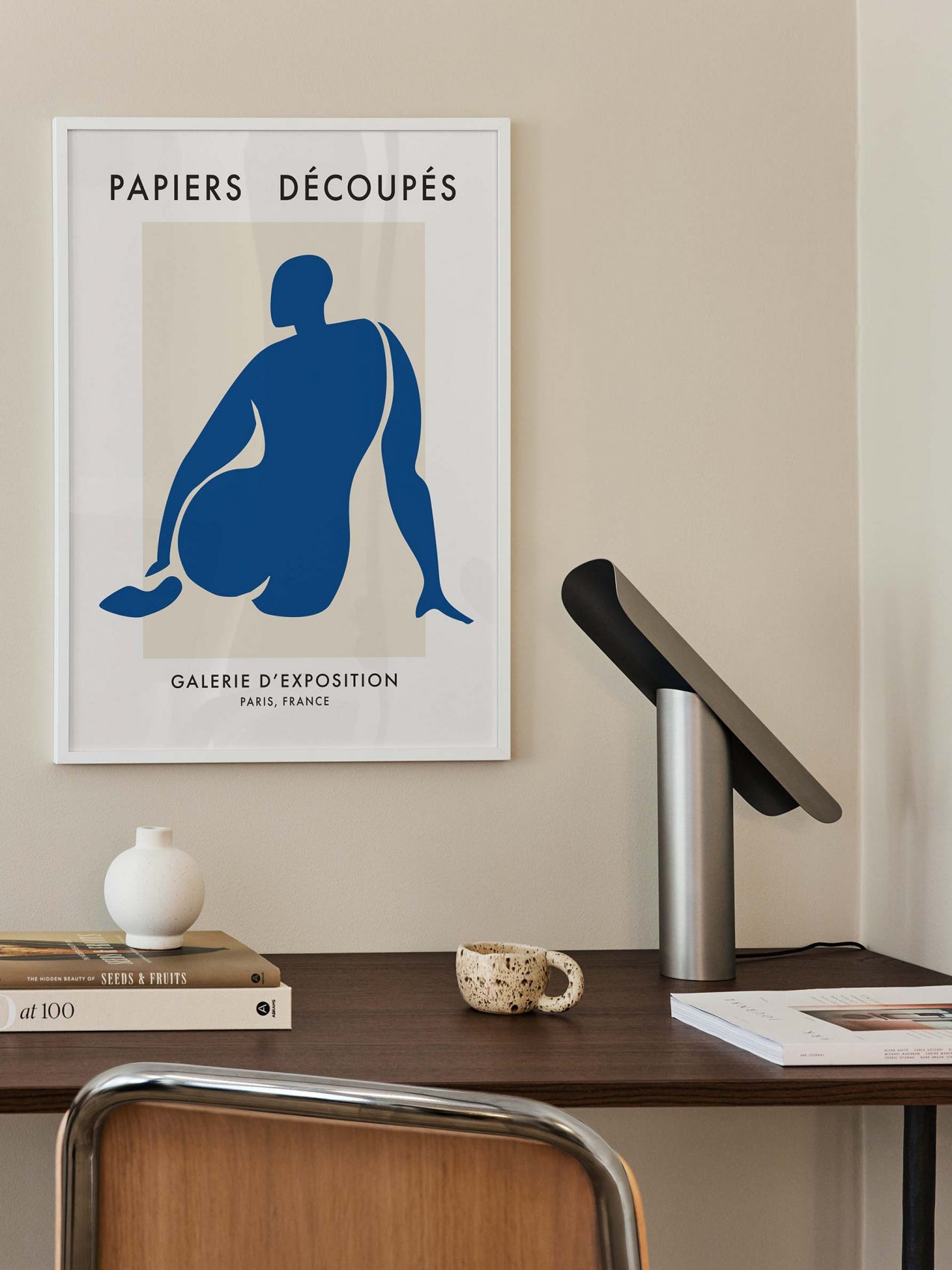 Poster Papiers Découpés Woman