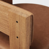 Collector Dining Chair | Solid Oak | Leather Upholstery